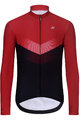 HOLOKOLO Cycling winter long sleeve jersey - ARROW WINTER - red/black