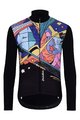 HOLOKOLO Cycling winter long sleeve jersey - FANTASY WINTER - black/multicolour