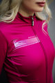 HOLOKOLO Cycling winter long sleeve jersey - VIBES LADY WINTER - pink