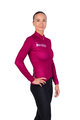 HOLOKOLO Cycling winter long sleeve jersey - VIBES LADY WINTER - pink