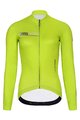 HOLOKOLO Cycling long sleeve jersey and bibtights - VIBES LADY WINTER - black/yellow