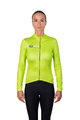 HOLOKOLO Cycling winter long sleeve jersey - VIBES LADY WINTER - yellow