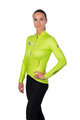 HOLOKOLO Cycling winter long sleeve jersey - VIBES LADY WINTER - yellow