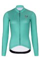 HOLOKOLO Cycling winter long sleeve jersey - STARLIGHT LADY WNT - light blue