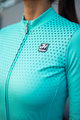 HOLOKOLO Cycling winter long sleeve jersey - STARLIGHT LADY WNT - light blue