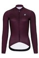 HOLOKOLO Cycling winter long sleeve jersey - STARLIGHT LADY WNT - purple