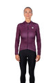 HOLOKOLO Cycling winter long sleeve jersey - STARLIGHT LADY WNT - purple