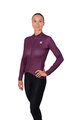 HOLOKOLO Cycling winter long sleeve jersey - STARLIGHT LADY WNT - purple