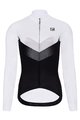 HOLOKOLO Cycling winter long sleeve jersey - ARROW LADY WINTER - white/black