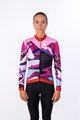 HOLOKOLO Cycling winter long sleeve jersey - SUNSET LADY WINTER - multicolour