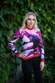 HOLOKOLO Cycling winter long sleeve jersey - SUNSET LADY WINTER - multicolour