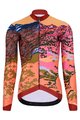 HOLOKOLO Cycling winter long sleeve jersey - FREE LADY WINTER - multicolour