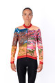 HOLOKOLO Cycling winter long sleeve jersey - FREE LADY WINTER - multicolour