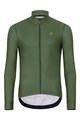 HOLOKOLO Cycling winter long sleeve jersey - PHANTOM WINTER - green