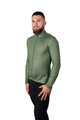 HOLOKOLO Cycling winter long sleeve jersey - PHANTOM WINTER - green