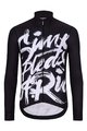HOLOKOLO Cycling winter long sleeve jersey - STREETBEAT WINTER - white/black