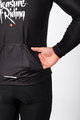 HOLOKOLO Cycling winter long sleeve jersey - STREETBEAT WINTER - white/black