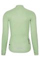 HOLOKOLO Cycling winter long sleeve jersey - PHANTOM LADY WINTER - light green