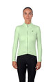 HOLOKOLO Cycling winter long sleeve jersey - PHANTOM LADY WINTER - light green