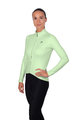 HOLOKOLO Cycling winter long sleeve jersey - PHANTOM LADY WINTER - light green