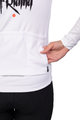 HOLOKOLO Cycling winter long sleeve jersey - STREETBEAT LADY WNT - white/black