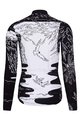 HOLOKOLO Cycling winter long sleeve jersey - VENTURE LADY WINTER - white/black