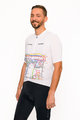 HOLOKOLO Cycling short sleeve jersey and shorts - MAAPPI II. ELITE - white/multicolour/black