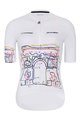 HOLOKOLO Cycling short sleeve jersey and shorts - MAAPPI II. ELITE L - white/black/multicolour