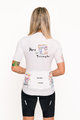 HOLOKOLO Cycling short sleeve jersey and shorts - MAAPPI II. ELITE L - white/black/multicolour