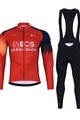 BONAVELO Cycling winter set - INEOS 2024 WINTER - blue/black/red