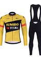 BONAVELO Cycling winter set - JUMBO-VISMA 2023 WNT - black/yellow