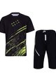 HOLOKOLO Cycling MTB set - UNIVERSE MTB - black/yellow