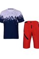 HOLOKOLO Cycling MTB set - FREEDOM MTB - red/blue/white