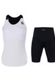 HOLOKOLO top and shorts - ENERGY LADY - white/black
