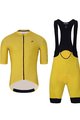 HOLOKOLO Cycling short sleeve jersey and shorts - VICTORIOUS - yellow