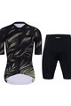HOLOKOLO Cycling short sleeve jersey and shorts - WIND ELITE LADY - black/multicolour