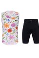 HOLOKOLO sleeveless jersey and short pants - FLORAL ELITE LADY - multicolour/black/white