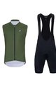 HOLOKOLO sleeveless jersey and short pants - AIRFLOW - green/black