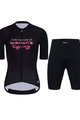 HOLOKOLO Cycling short sleeve jersey and shorts - FUTURE ELITE LADY - black