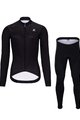 HOLOKOLO Cycling long sleeve jersey and bibtights - STARLIGHT LADY W - black