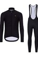 HOLOKOLO Cycling long sleeve jersey and bibtights - PHANTOM WINTER - black