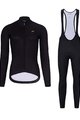 HOLOKOLO Cycling long sleeve jersey and bibtights - PHANTOM LADY WINTER - black