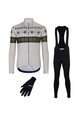 HOLOKOLO Cycling winter set - FROSTTRAIL WINTER - green/black/grey