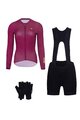 RIVANELLE BY HOLOKOLO Cycling mega sets - VICTORIOUS - bordeaux/black