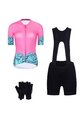 RIVANELLE BY HOLOKOLO Cycling mega sets - MEDUSA - pink/turquoise/black