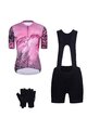 RIVANELLE BY HOLOKOLO Cycling mega sets - ROSESCAPE - black/purple