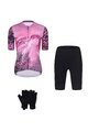 RIVANELLE BY HOLOKOLO Cycling mega sets - ROSESCAPE - pink/purple/black