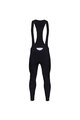 BONAVELO Cycling long sleeve jersey and bibtights - MOVISTAR 2025 WINTER - blue/black/white