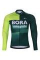 BONAVELO Cycling winter set with jacket - BORA 2024 - green/white