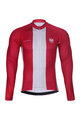 BONAVELO Cycling winter set with jacket - POLAND WINTER - white/red